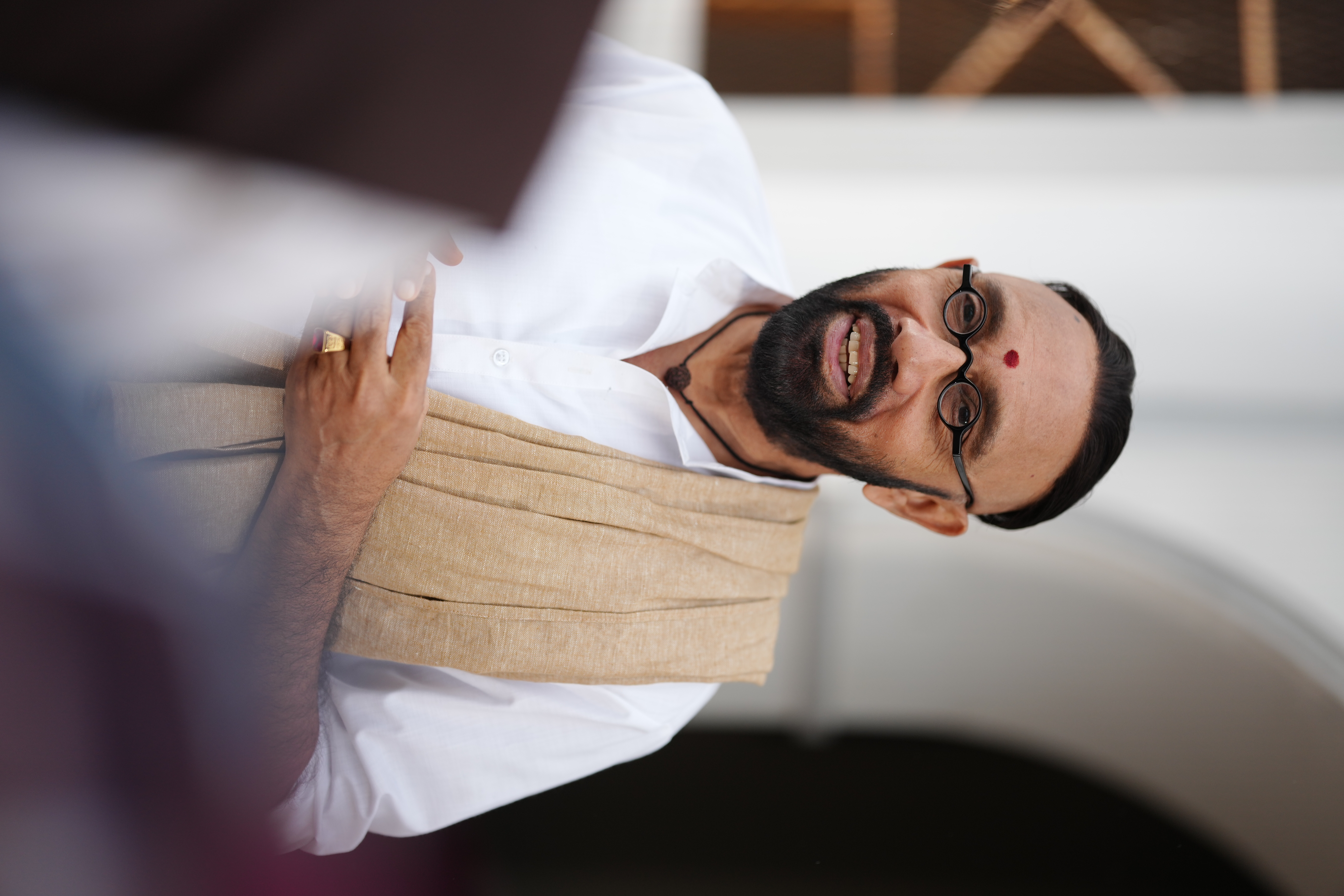 G.D.N. — Sathyaraj on set